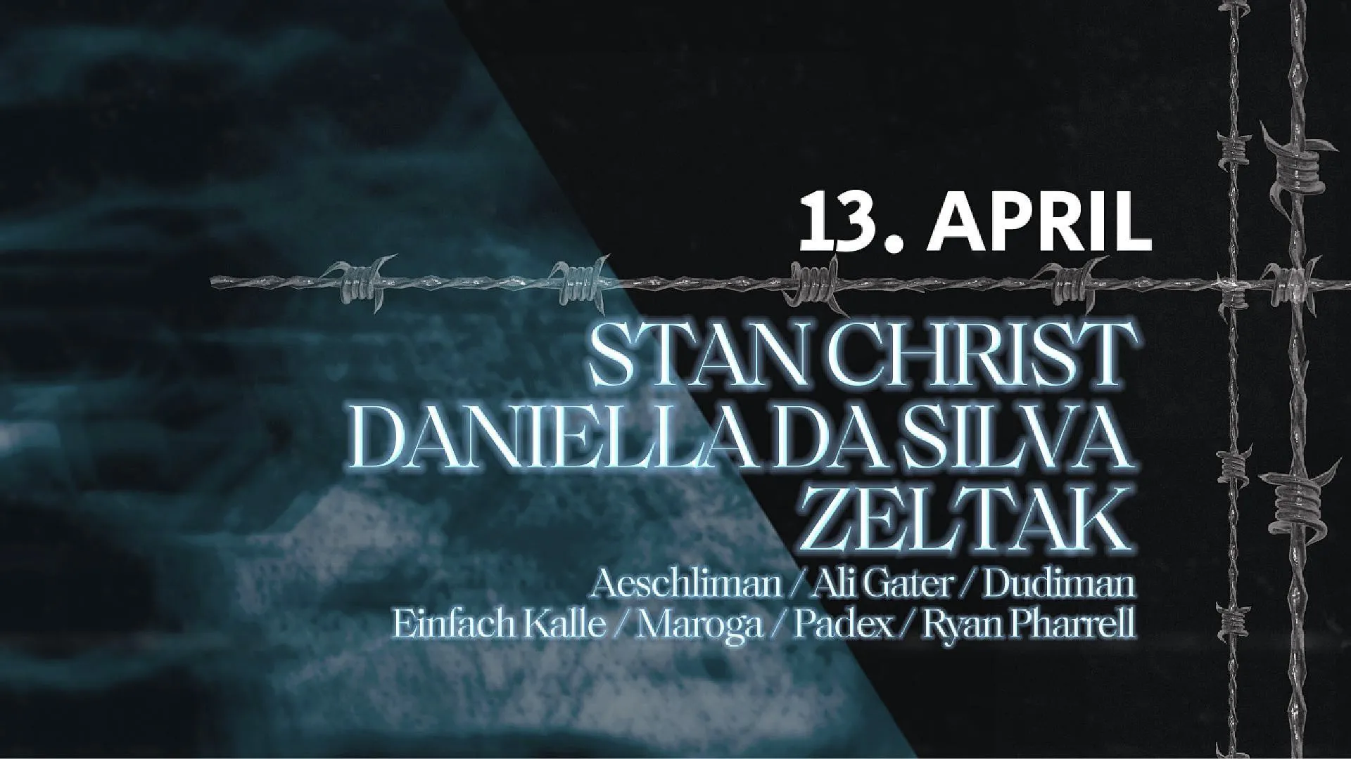 Stan Christ, Daniella da Silva, Zeltak, Ryan Pharrell – Hans Bunte Areal