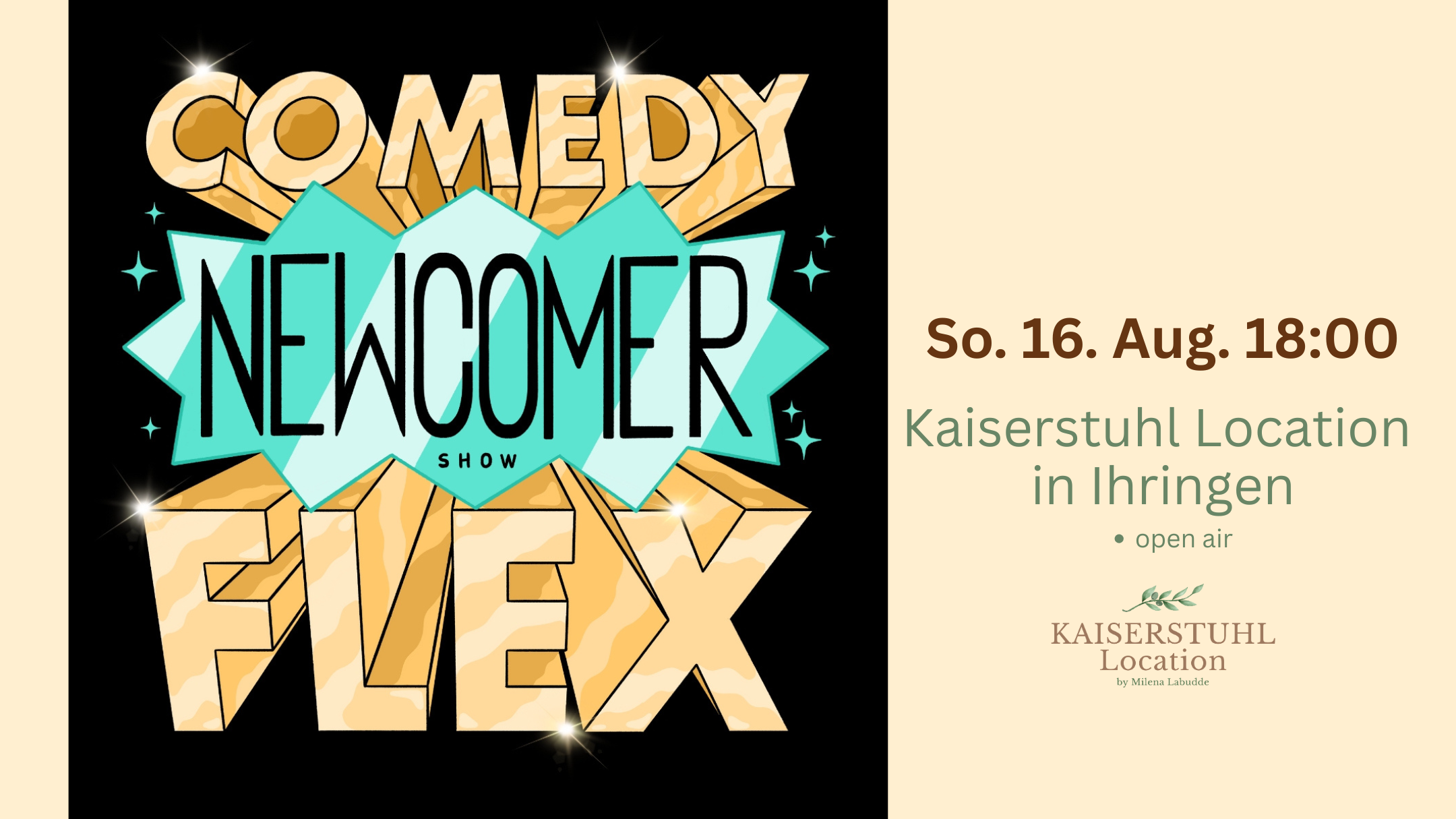 Comedy Flex – Newcomer Show – Kaiserstuhl Location