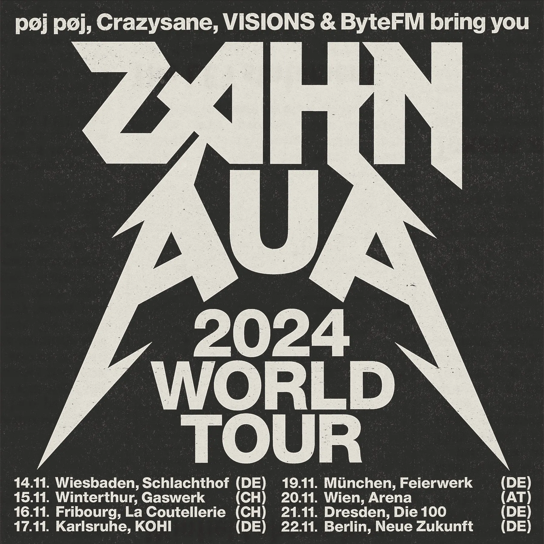 ZAHN x AUA World Tour 2024 - Freiburg – Slow Club