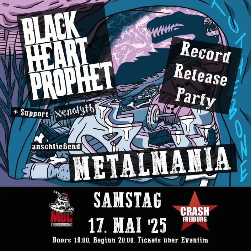 BLACK HEART PROPHET - RECORD RELEASE – Crash