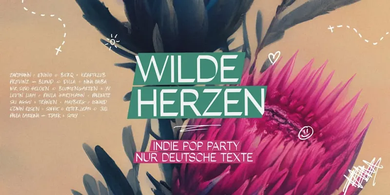 Wilde Herzen - Die Indie Pop Party mit deutschen Texten – Jazzhaus