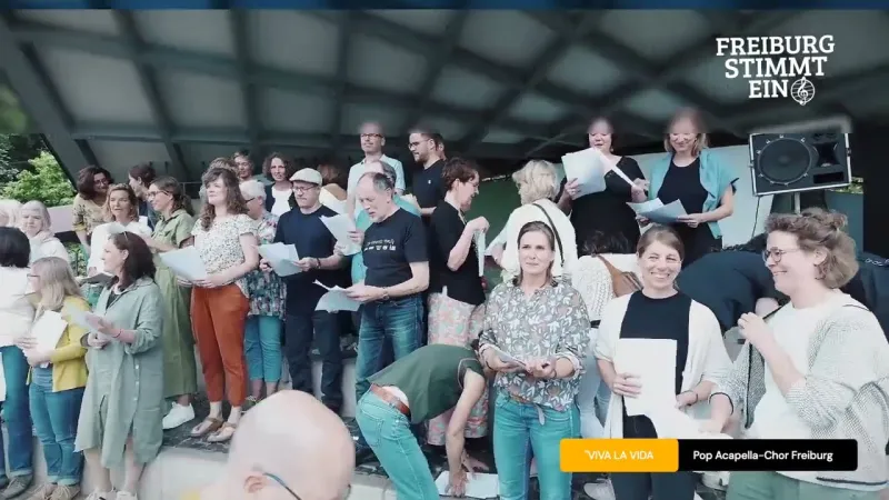 Viva La Vida Pop Acapella Chor – Freiburg stimmt ein