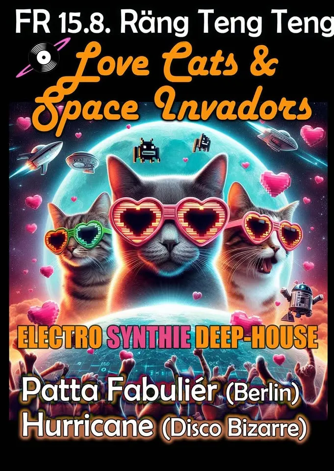 LOVE CATs & SPACE INVADORs – Rängtengteng