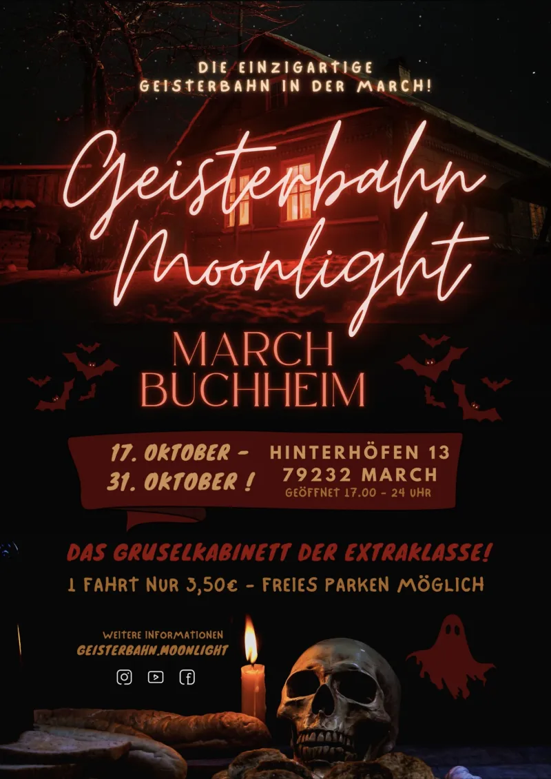 Geisterbahn Moonlight in der March!