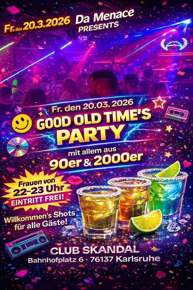 90er & 2000er Party – Club Skandal