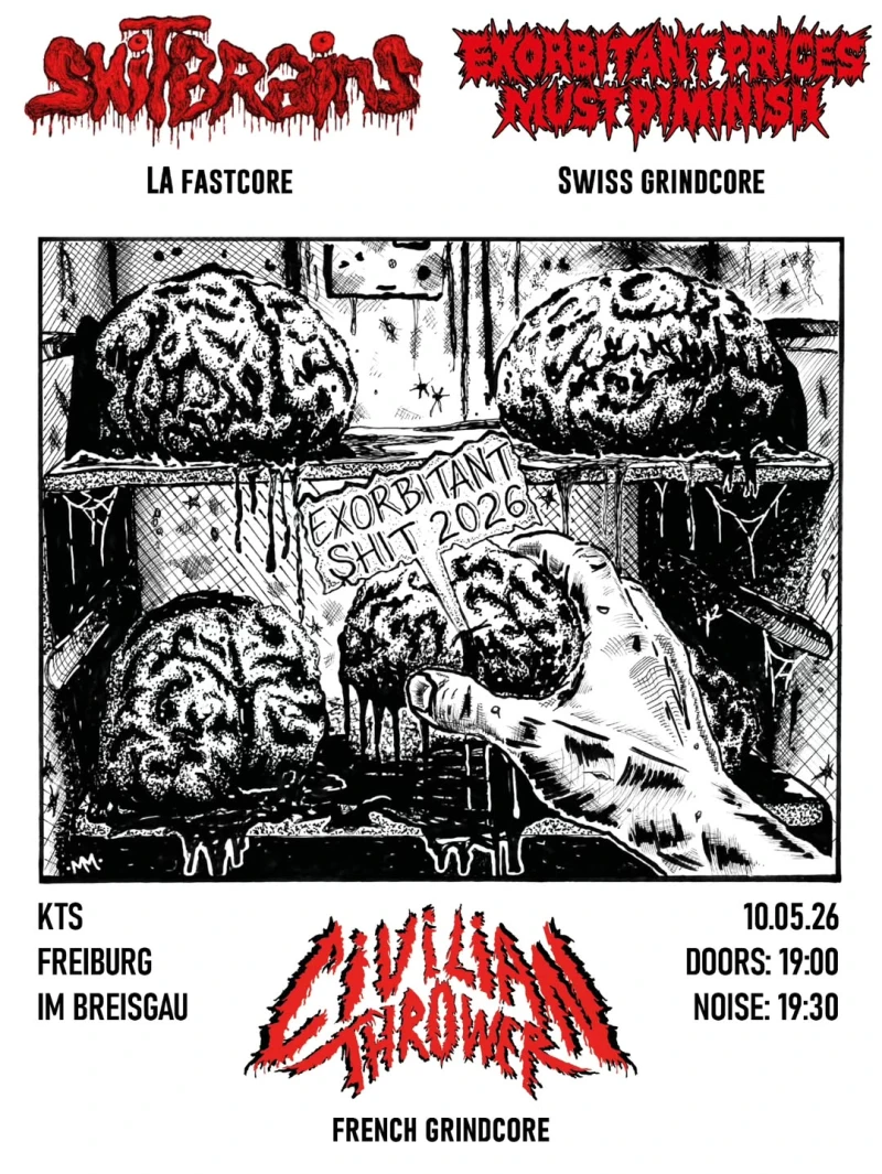 SHITBRAINS + EXORBITANT PRICES MUST DIMINISH + CIVILIAN THROWER – KTS