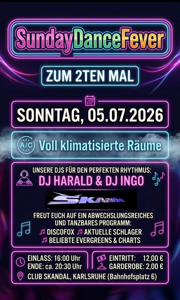 Sunday Dance Fever – Club Skandal