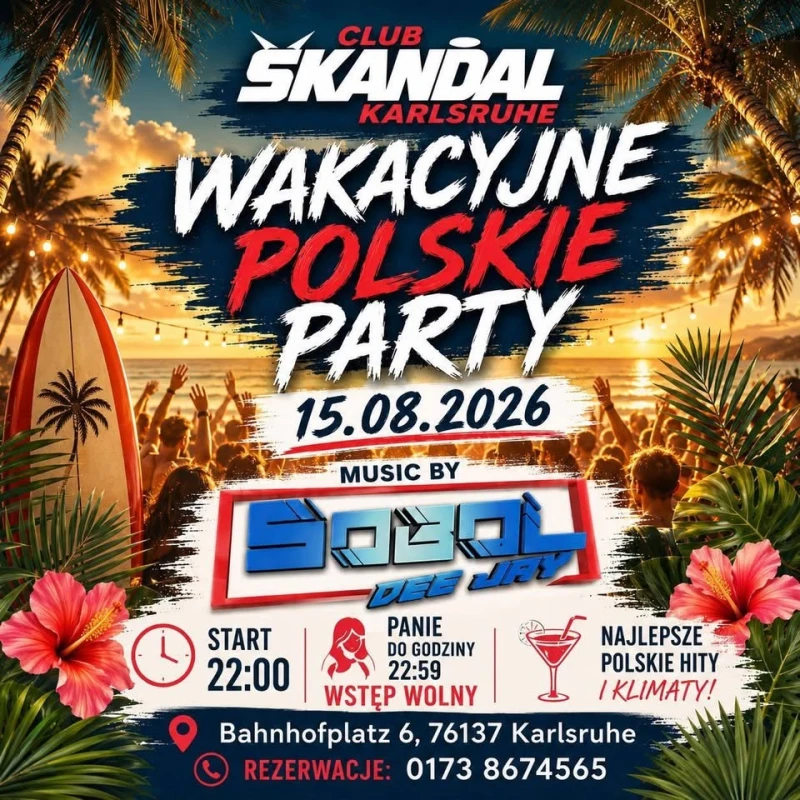 Wakacyjnej Polskie Patry – Club Skandal