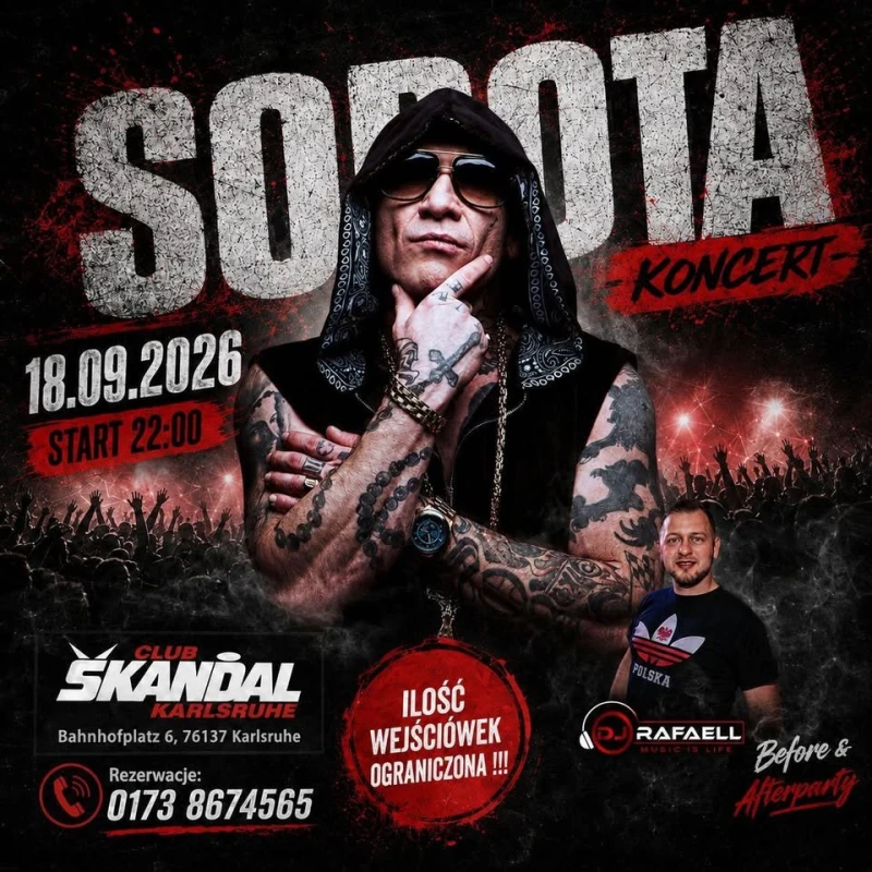 Polska impreza - Koncert Soboty – Club Skandal
