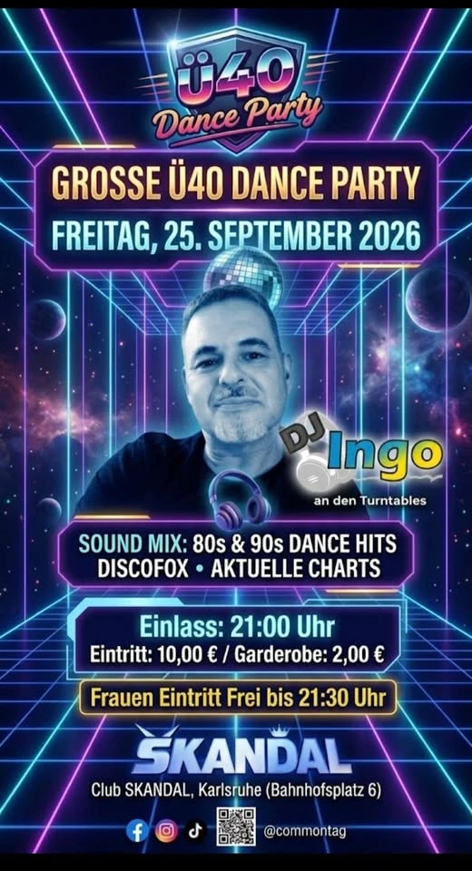 Ü - 40 Dance Party – Club Skandal