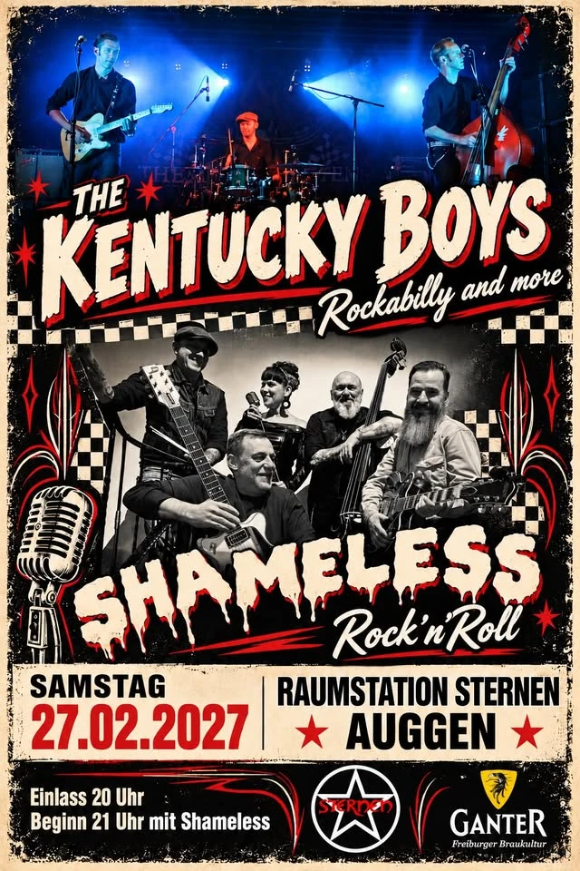The Kentucky Boys + Shameless – Raumstation Sternen