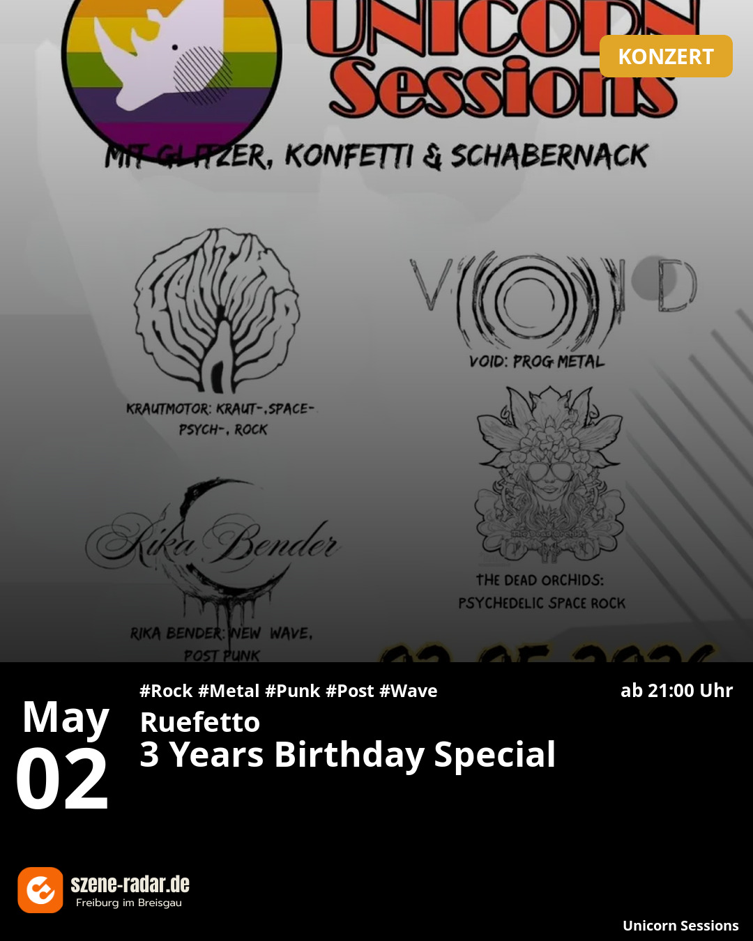 szene-Radar Social Media