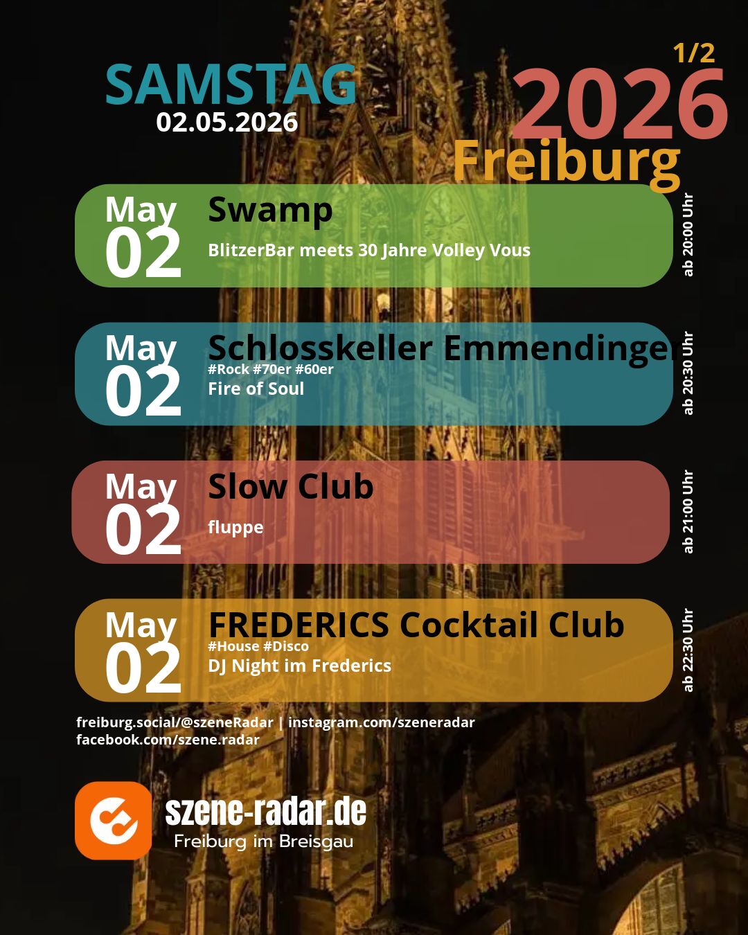 szene-Radar Social Media