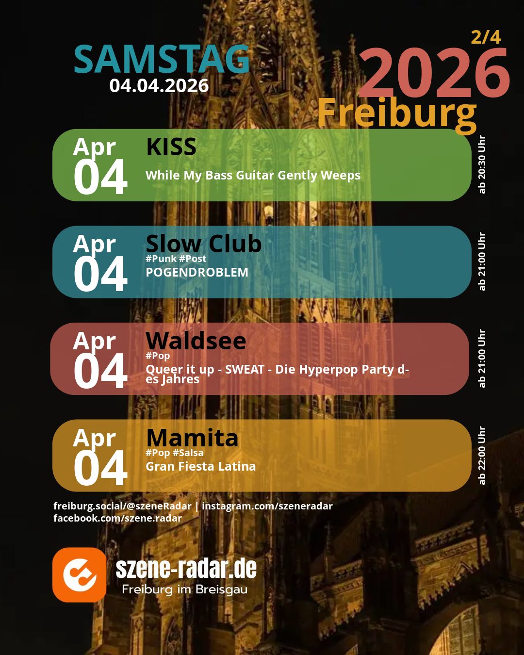 szene-Radar Social Media