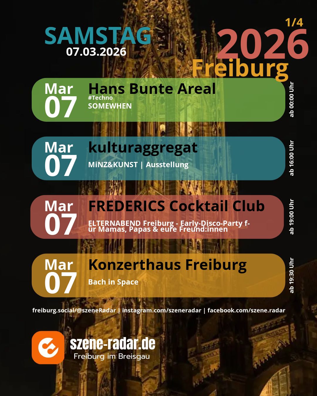 szene-Radar Social Media