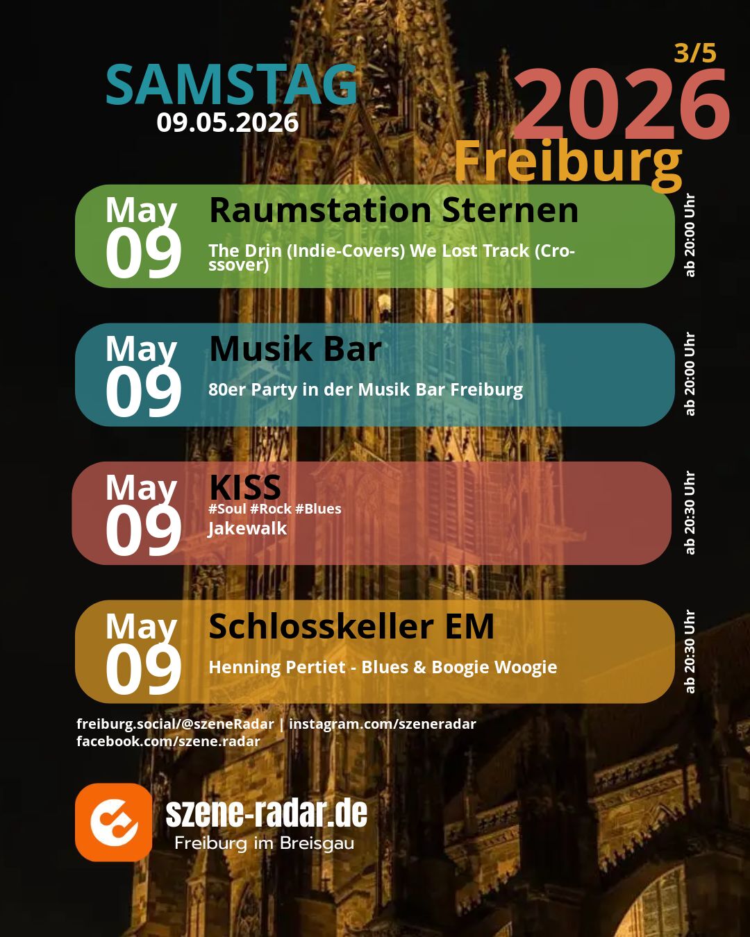 szene-Radar Social Media