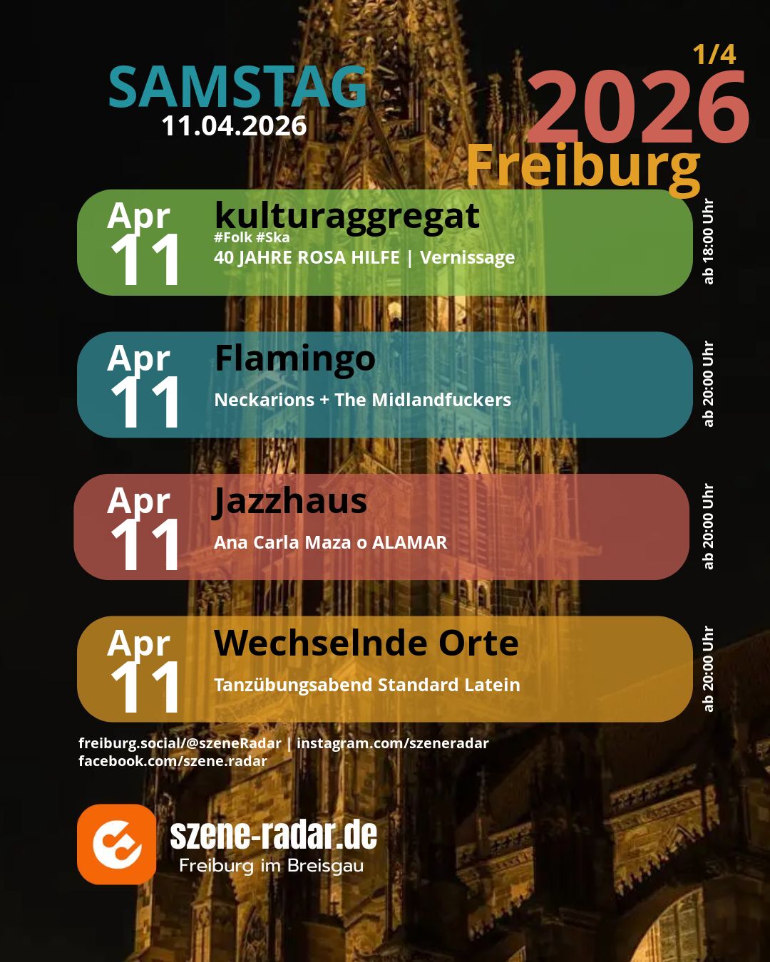 szene-Radar Social Media