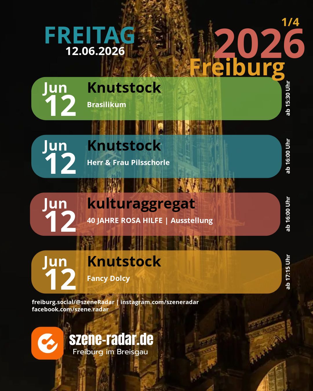 szene-Radar Social Media - 12.06.2026
