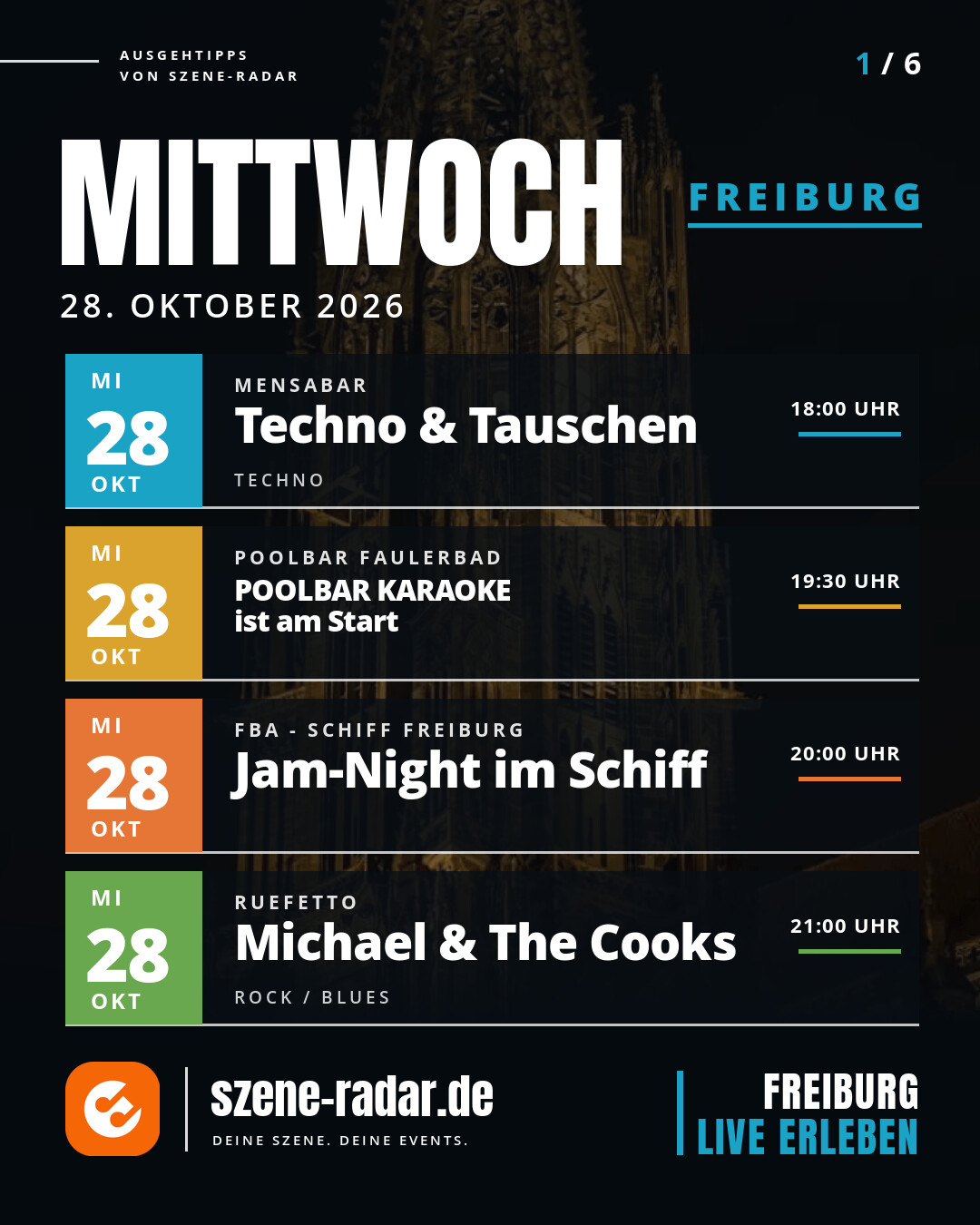 Social-Media-Beitrag von szene-Radar