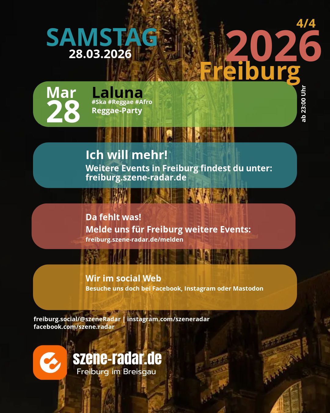 szene-Radar Social Media